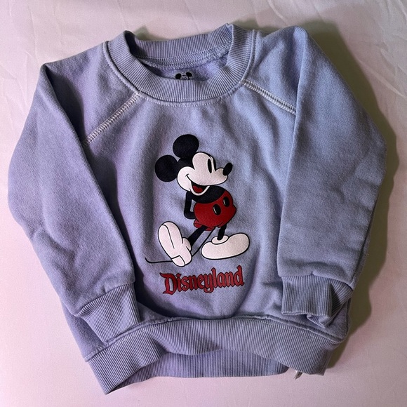 Disneyland Baby Sweatshirt with Mickey Mouse - Light Blue - Picture 1 of 4